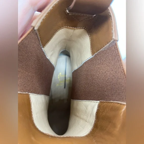 Christian Louboutin Leather 70 Chelsea Booties